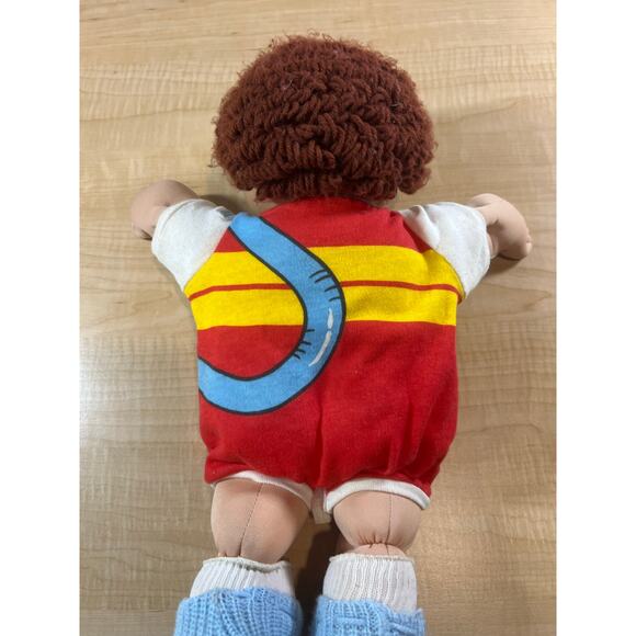Vintage Cabbage Patch Kid Firetruck Kid Baby Outfit Booties 78-82 Authentic - Picture 3 of 5